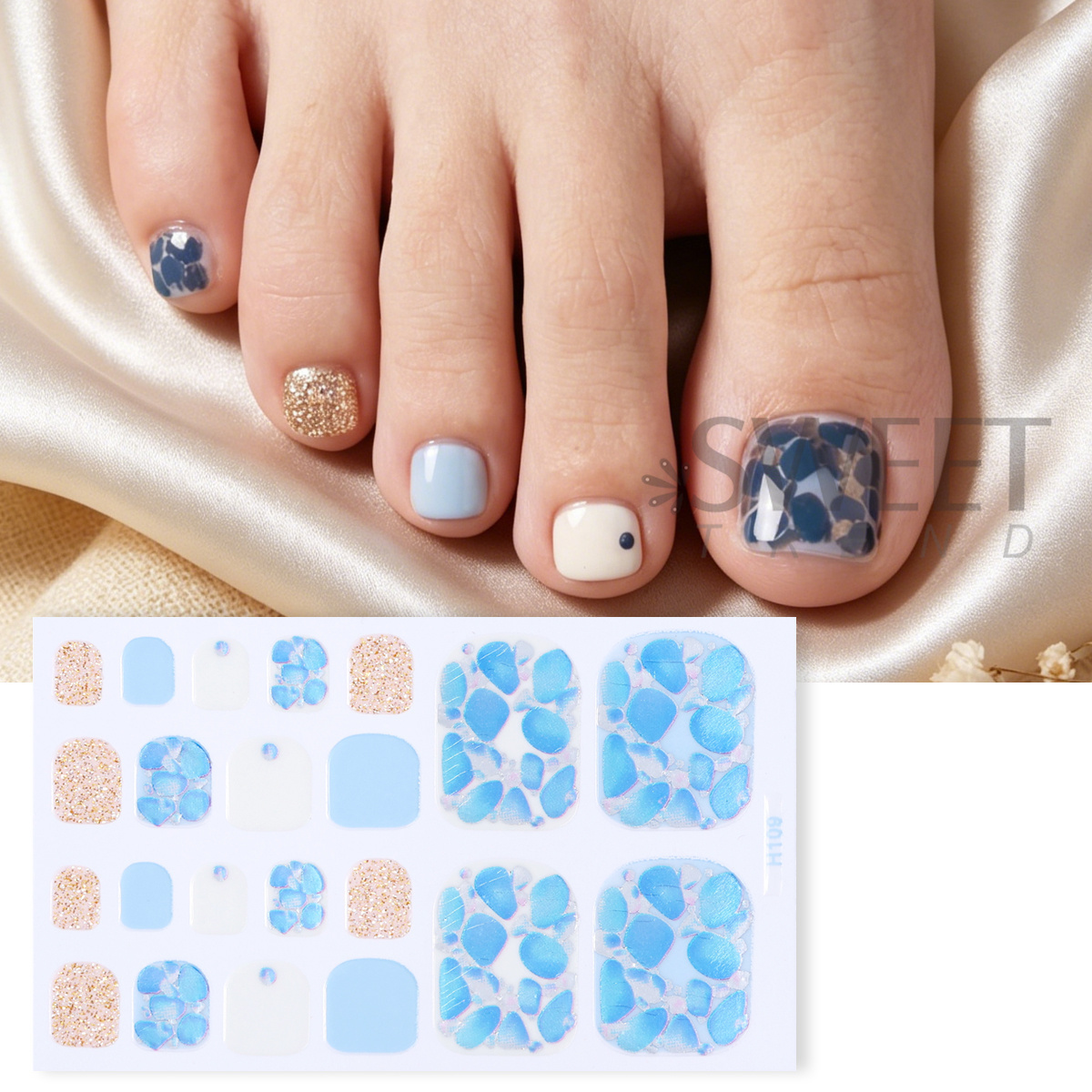 5 pièces de décalcomanies adhé - Full Cover Adhesive avis et prix